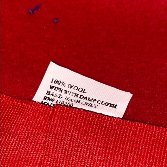 Red Hat Society Purple Ribbon Flower Derby Wool Hat Christmas Holiday Party - Picture 16 of 16